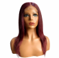 Burgundy Straight wig 16&rdquo;