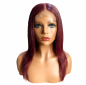 Burgundy Straight wig 16&rdquo;