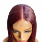 Burgundy Straight wig 16&rdquo;